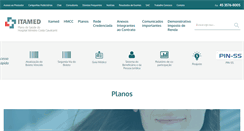 Desktop Screenshot of itamed.com.br